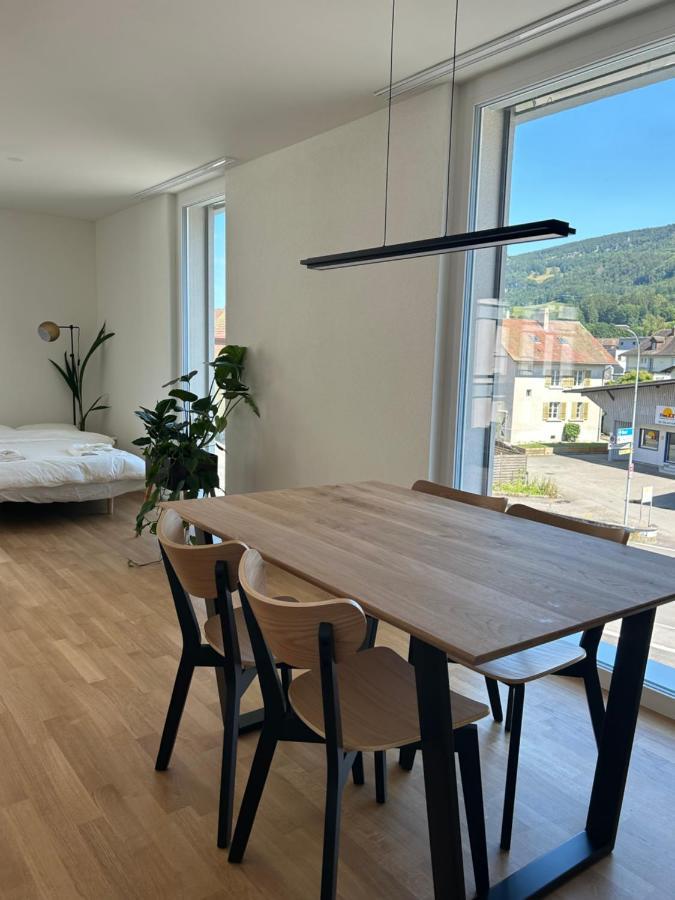 The R Apartment Passwang, Klima, Neu, Balkon, Parking Balsthal Exteriér fotografie